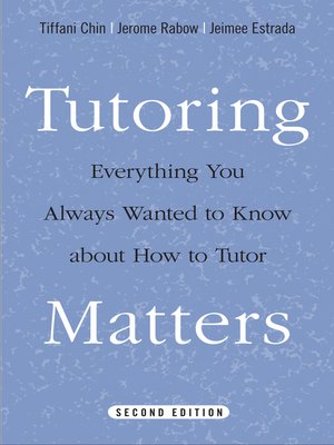 cover image of Tutoring Matters